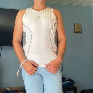 Adidas athletic t shirt with pad footballNWOT